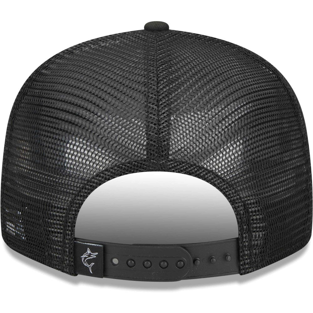 Miami Marlins New Era Street Trucker 9FIFTY Snapback Hat - MLB