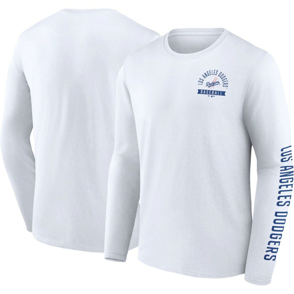 Los Angeles Dodgers Fanatics Pressbox Long Sleeve T-Shirt - MLB