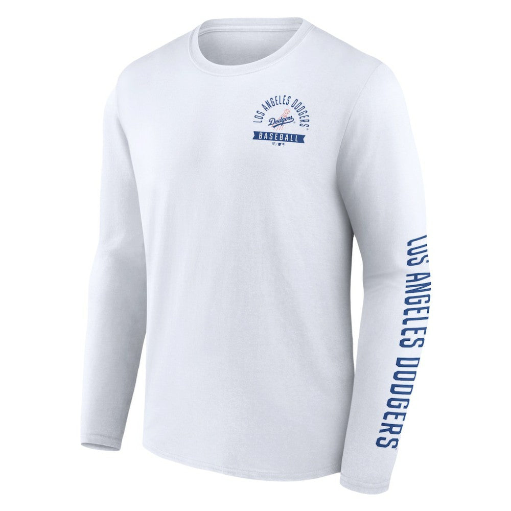 Los Angeles Dodgers Fanatics Pressbox Long Sleeve T-Shirt - MLB