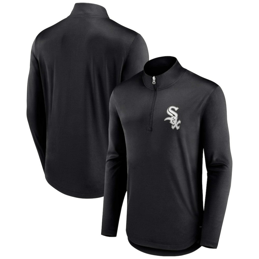 Chicago White Sox Fanatics Tough Minded Lightweight Quarter-Zip Pullover - MLB