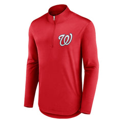 Washington Nationals Fanatics Tough Minded Lightweight Quarter-Zip Pullover - MLB