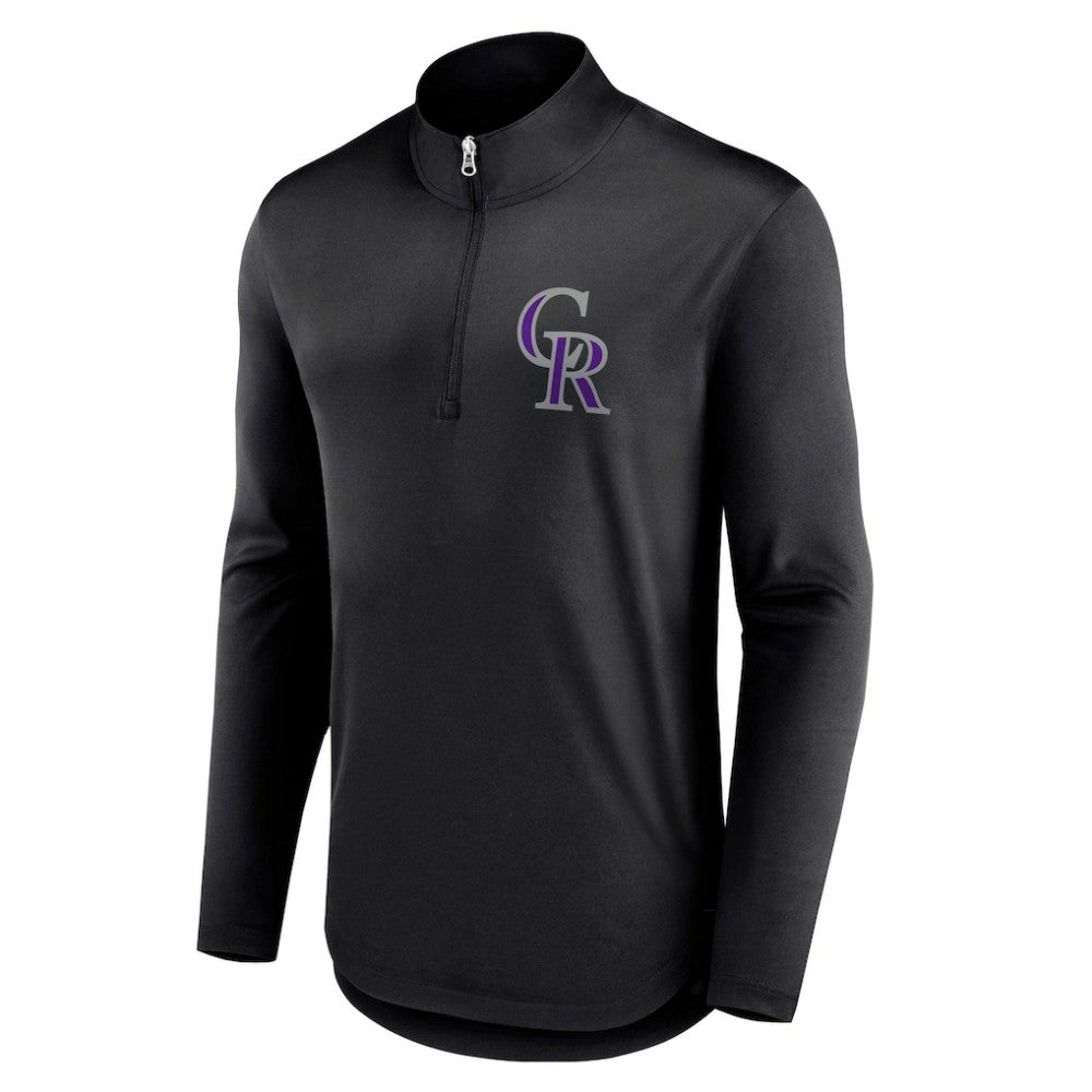 Colorado Rockies Fanatics Tough Minded Lightweight Quarter-Zip Pullover - MLB