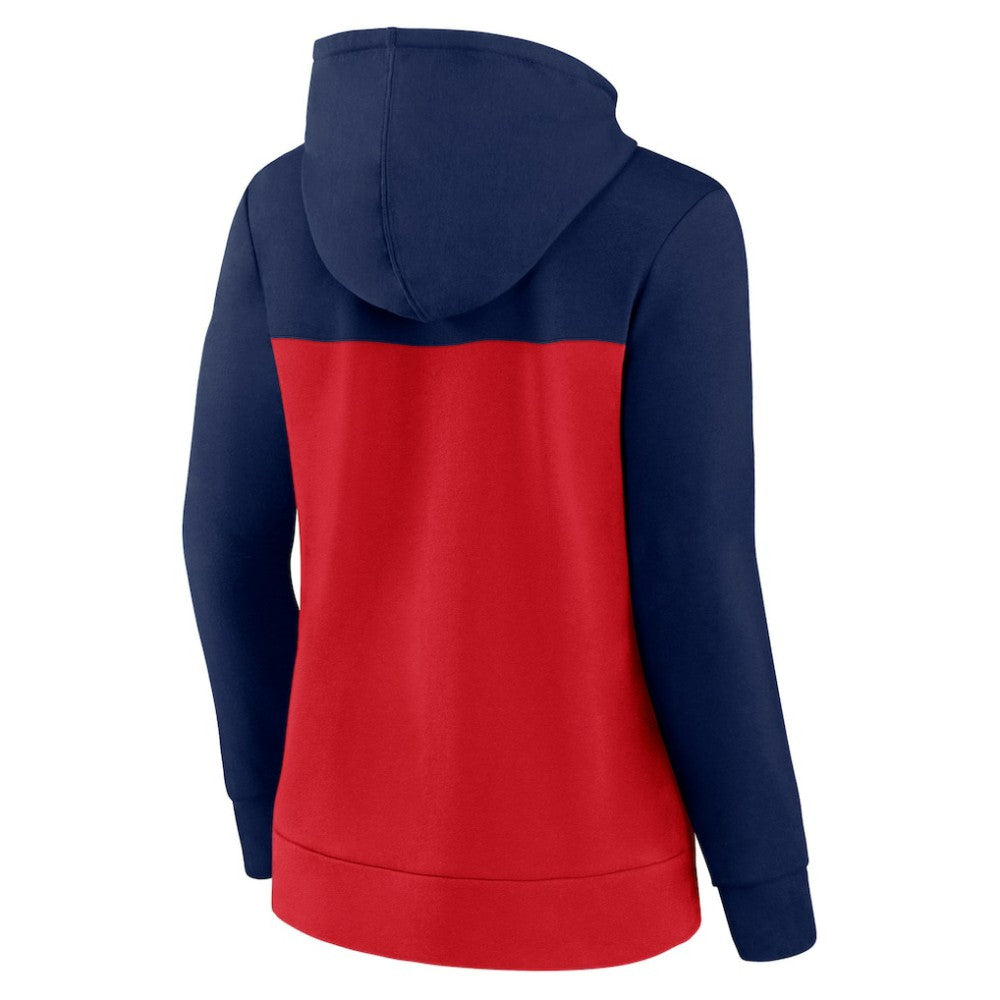 Boston Red Sox Fanatics Women's Take The Field Colorblocked Hoodie Full-Zip Jacket - MLB