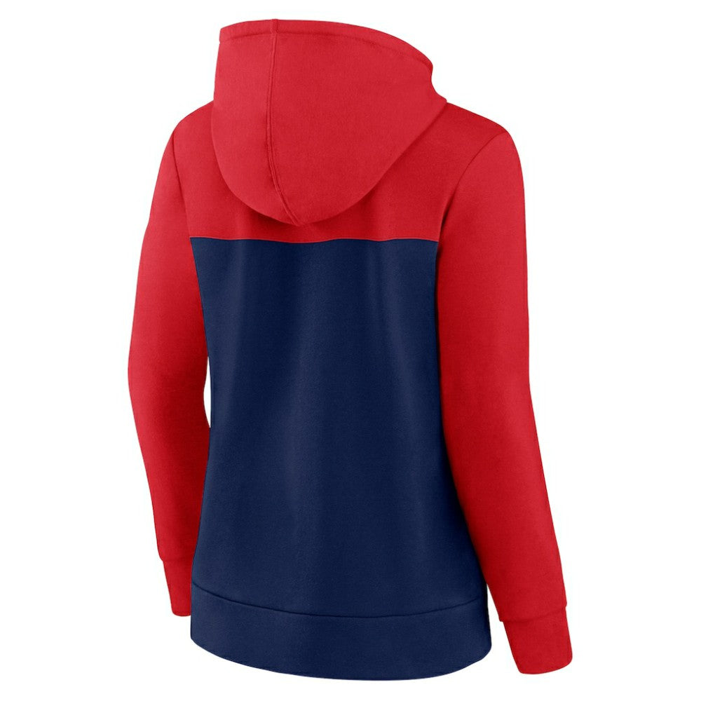 St. Louis Cardinals Fanatics Women's Take The Field Colorblocked Hoodie Full-Zip Jacket - MLB