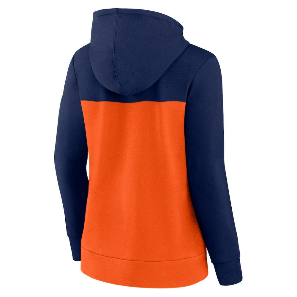 Houston Astros Fanatics Women's Take The Field Colorblocked Hoodie Full-Zip Jacket - MLB
