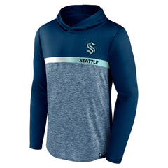 Seattle Kraken Fanatics Podium Defender Pullover Hoodie - Deep Sea Blue - NHL