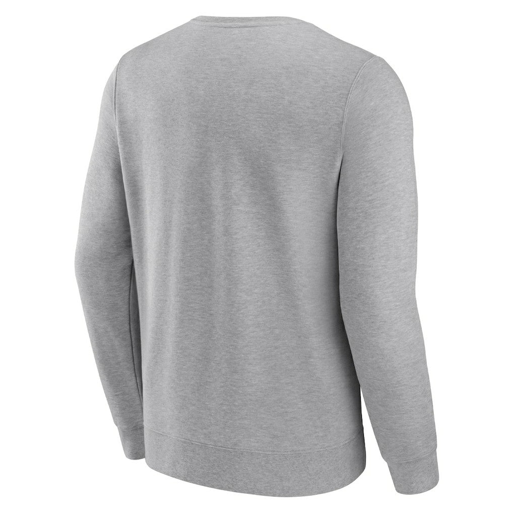 Brooklyn Nets True Classics Vint Pullover Sweatshirt Heathered Gray - NBA