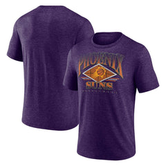 Phoenix Suns True Classics Power Phase Tri-Blend T-Shirt Heather Purple - NBA