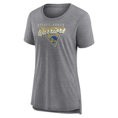 Golden State Warriors Women's True Classics Tri-Blend T-Shirt Heathered Gray - NBA
