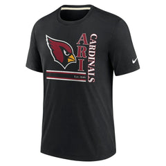 Arizona Cardinals Wordmark Logo Tri-Blend T-Shirt Black | Nike for Sale