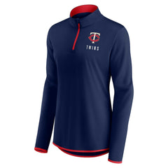 Minnesota Twins Fanatics Women's Worth The Drive Quarter-Zip Jacket - MLB