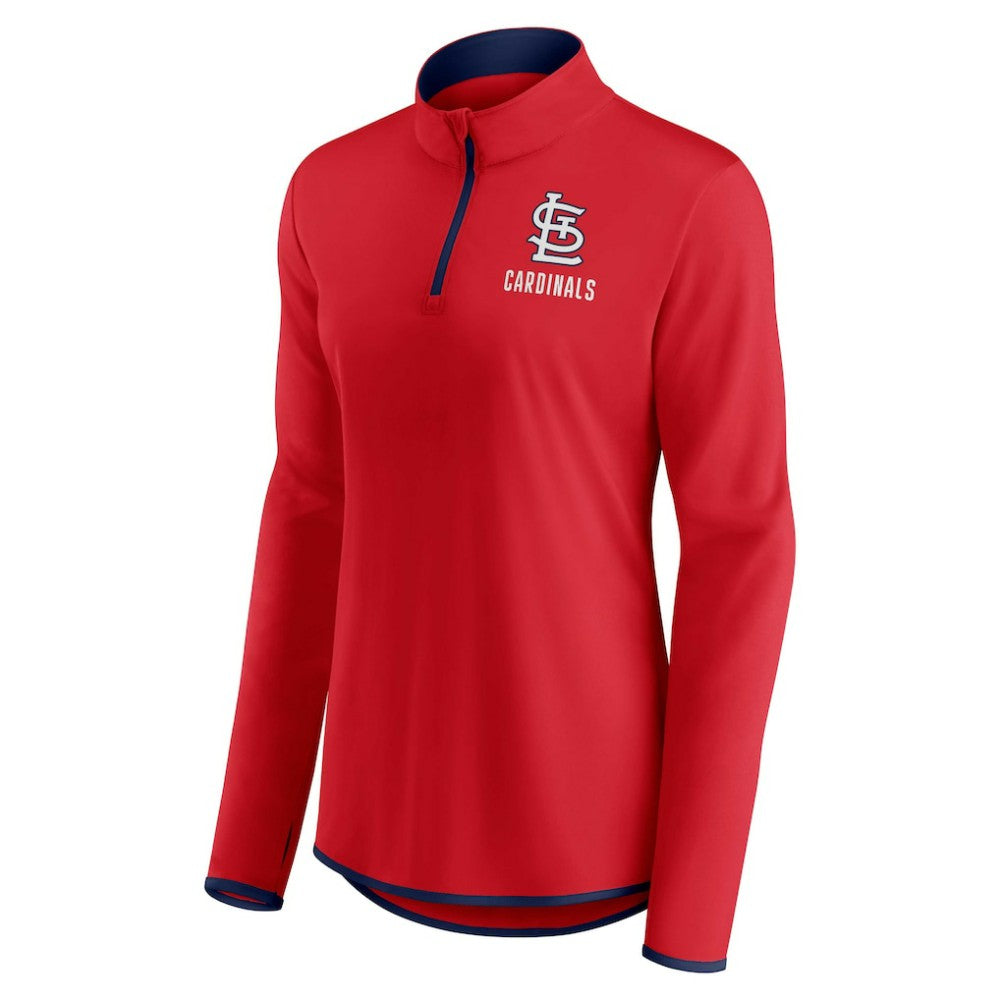 St. Louis Cardinals Fanatics Women's Worth The Drive Quarter-Zip Jacket - MLB