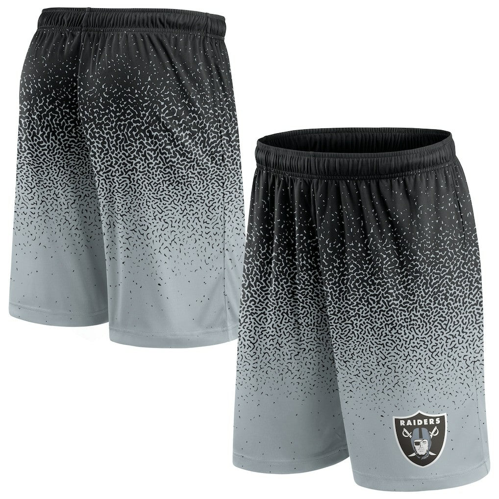 Las Vegas Raiders Ombre Shorts Black/Silver | Fanatics