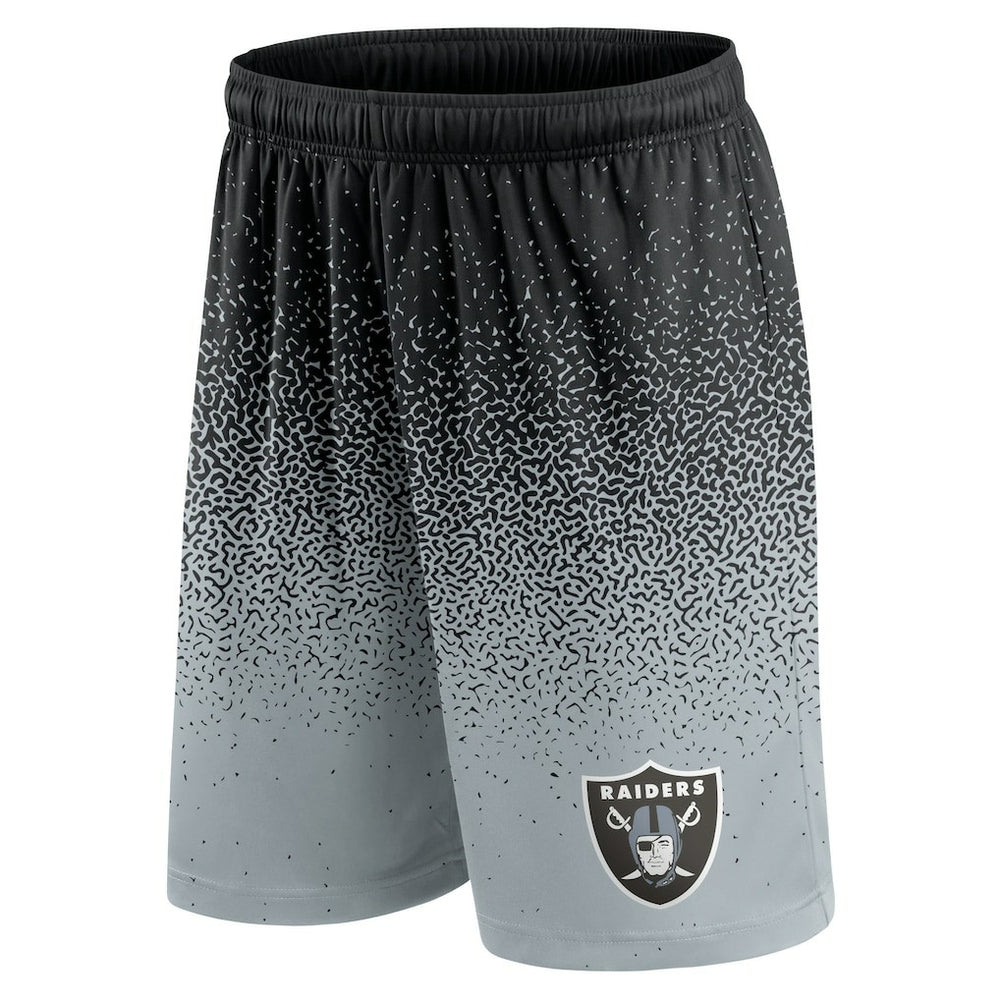 Las Vegas Raiders Ombre Shorts Black/Silver | Fanatics