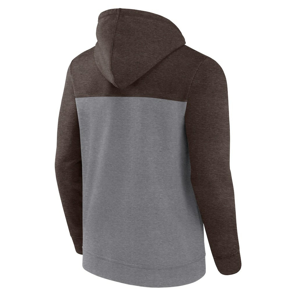 Cleveland Browns Down and Distance Full-Zip Hoodie Heather Gray | Fanatics