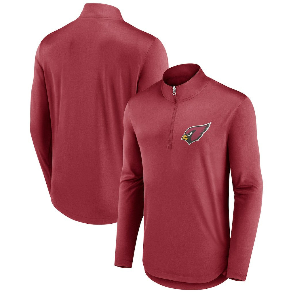 Arizona Cardinals Tough Minded Quarter-Zip Top Cardinal | Fanatics