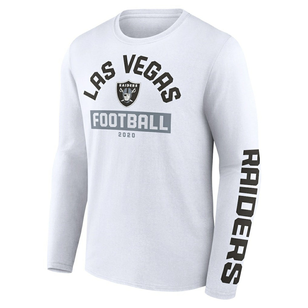 Las Vegas Raiders Long and Short Sleeve Two-Pack T-Shirt Black/White | Fanatics