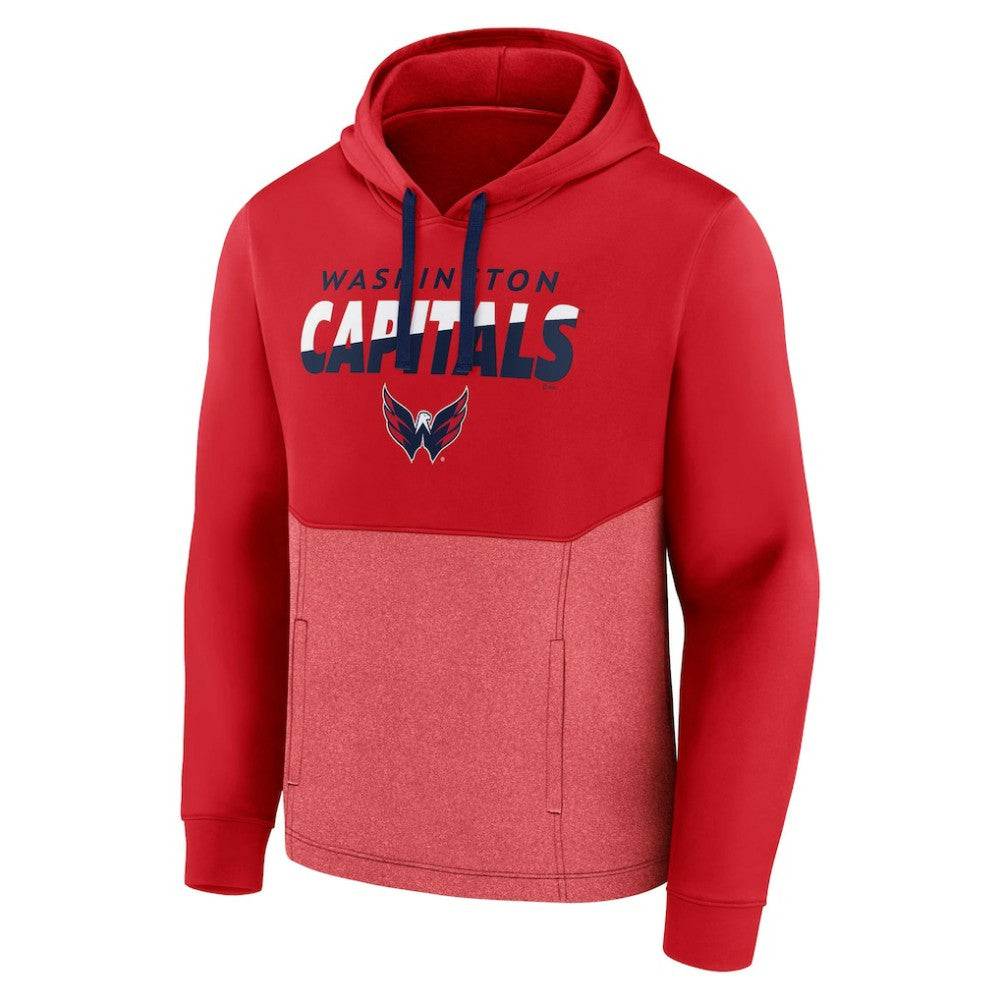 Washington Capitals Fanatics Slash Attack Pullover Hoodie - Red - NHL