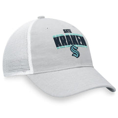 Seattle Kraken Fanatics Team Trucker Snapback Hat - Heather Gray/White - NHL