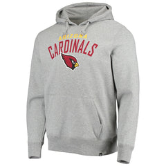 Arizona Cardinals '47 Outrush Headline Pullover Hoodie Heathered Gray | 47 brand
