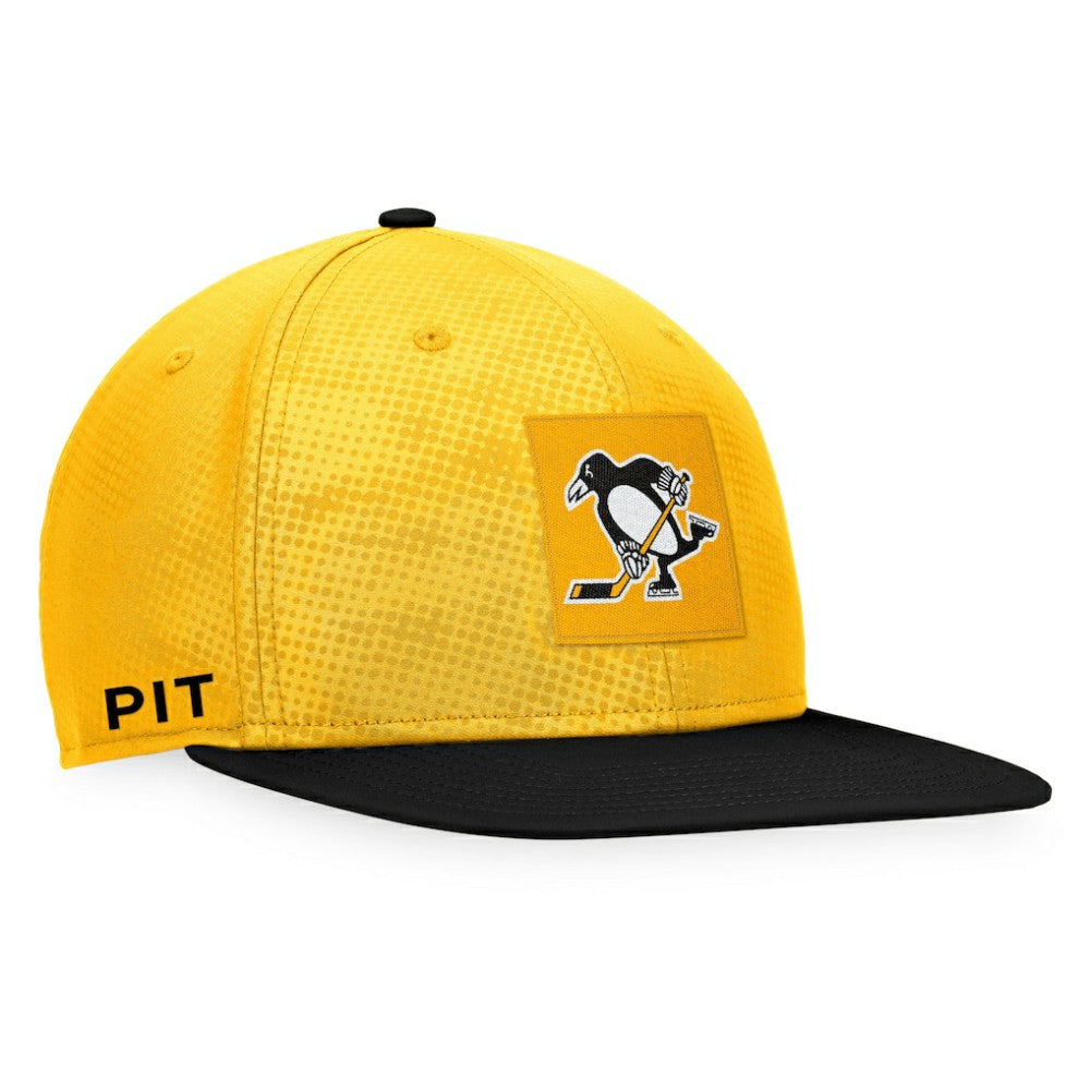 Pittsburgh Penguins Fanatics Authentic Pro Alternate Logo Snapback Hat - Gold/Black - NHL