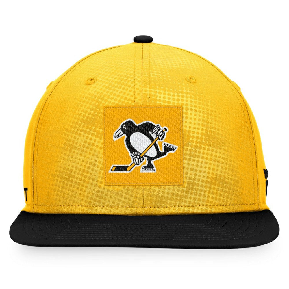 Pittsburgh Penguins Fanatics Authentic Pro Alternate Logo Snapback Hat - Gold/Black - NHL