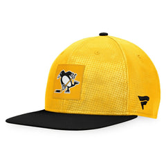 Pittsburgh Penguins Fanatics Authentic Pro Alternate Logo Snapback Hat - Gold/Black - NHL
