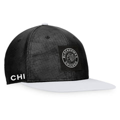 Chicago Blackhawks Fanatics Authentic Pro Alternate Logo Snapback Hat - Black/White - NHL