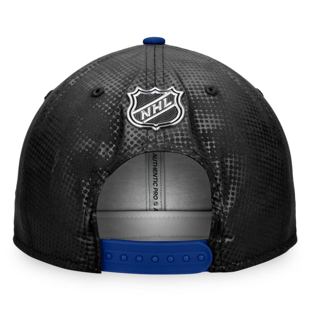 Toronto Maple Leafs Fanatics Authentic Pro Alternate Logo Snapback Hat - Black/Blue - NHL