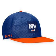 New York Islanders Fanatics Authentic Pro Alternate Logo Snapback Hat - Royal/Orange - NHL