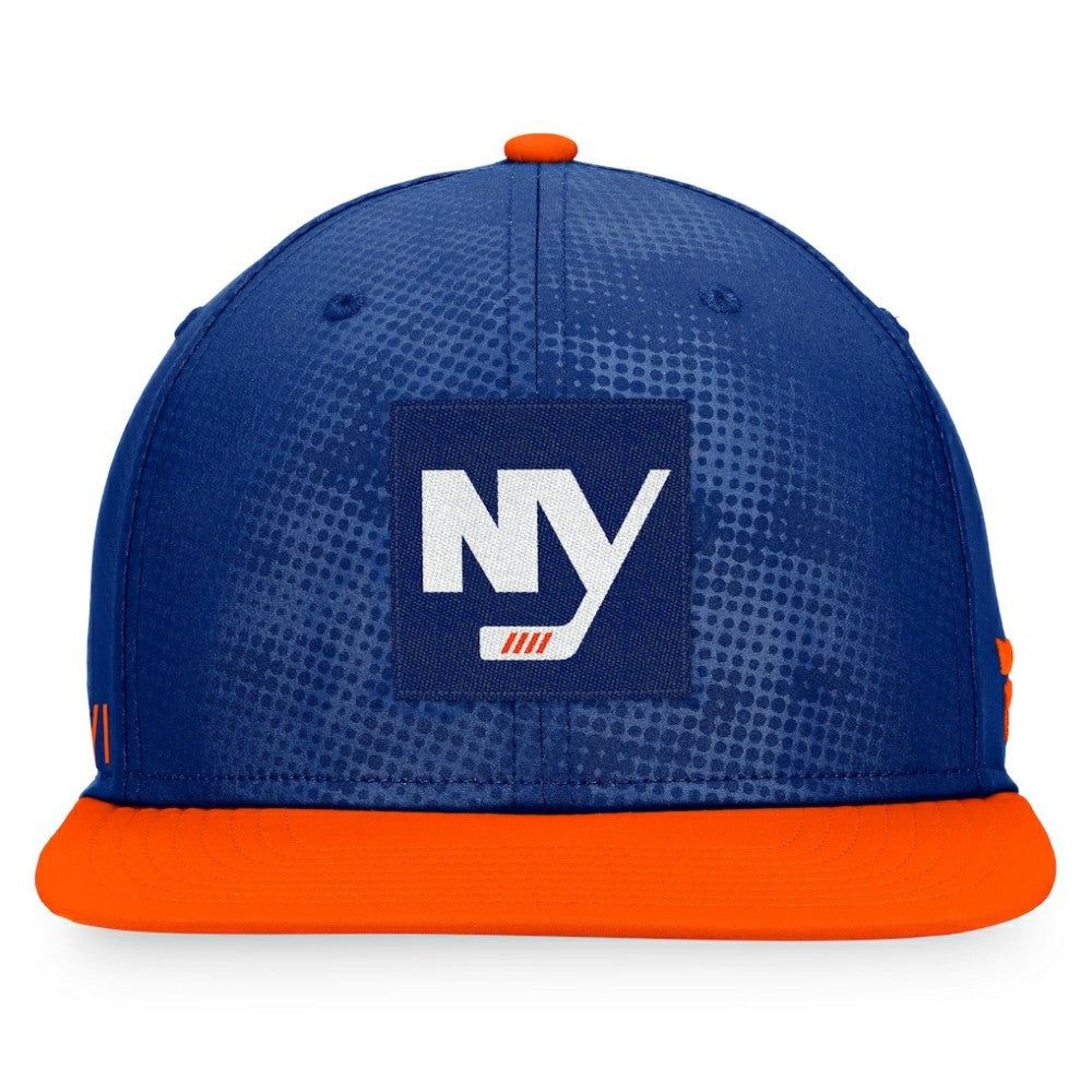New York Islanders Fanatics Authentic Pro Alternate Logo Snapback Hat - Royal/Orange - NHL