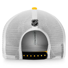 Pittsburgh Penguins Fanatics Authentic Pro Trucker Snapback Hat - Gold/White - NHL