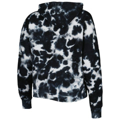Brooklyn Nets Women's Brushed Cotton Tie-Dye Pullover Hoodie Black - NBA