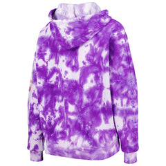 Phoenix Suns Women's Brushed Cotton Tie-Dye Pullover Hoodie Purple - NBA