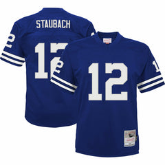 Roger Staubach Dallas Cowboys Youth Retired Player Legacy Jersey Royal | Mitchell & Ness