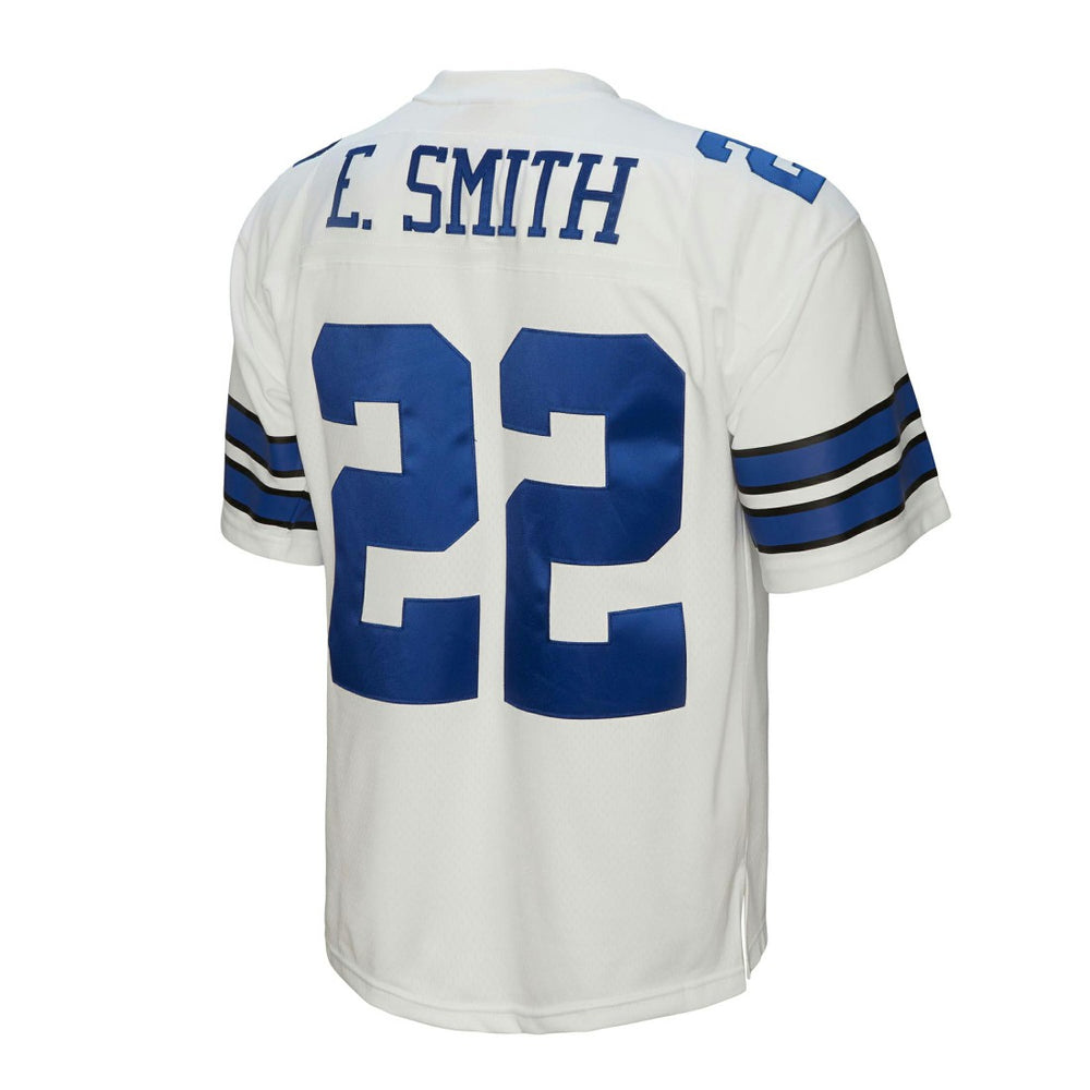 Emmitt Smith Dallas Cowboys Youth Retired Player Legacy Jersey White | Mitchell & Ness