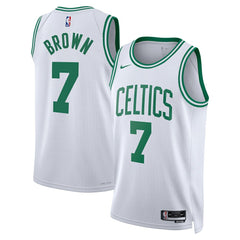 Jaylen Brown Boston Celtics Unisex Swingman Jersey Association Edition White - NBA