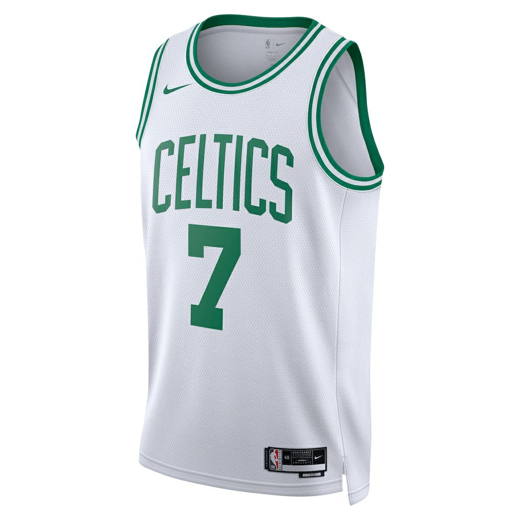 Jaylen Brown Boston Celtics Unisex Swingman Jersey Association Edition White - NBA