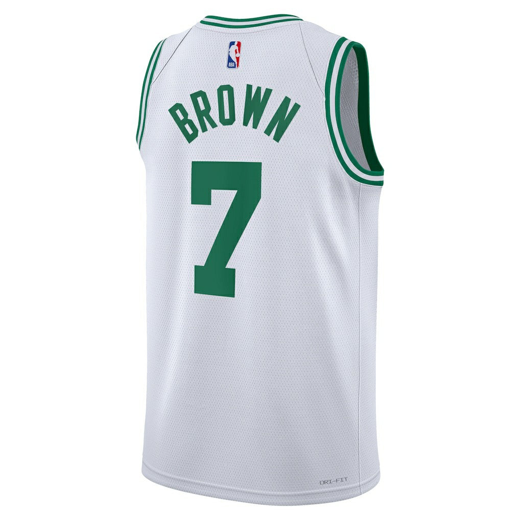 Jaylen Brown Boston Celtics Unisex Swingman Jersey Association Edition White - NBA