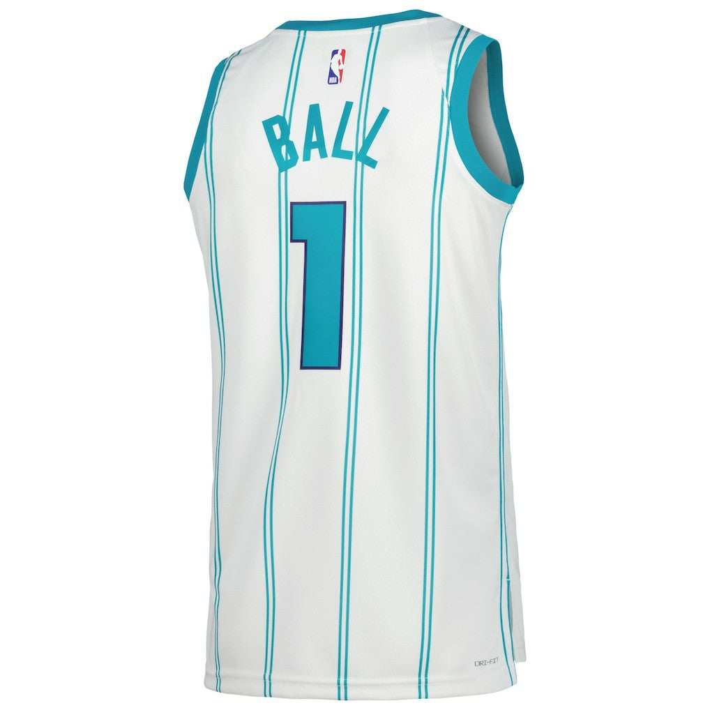 LaMelo Ball Charlotte Hornets Jordan Brand Unisex Swingman Jersey Association Edition White - NBA
