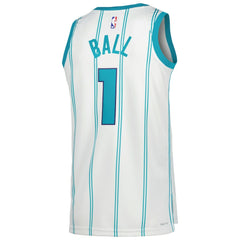 LaMelo Ball Charlotte Hornets Jordan Brand Unisex Swingman Jersey Association Edition White - NBA