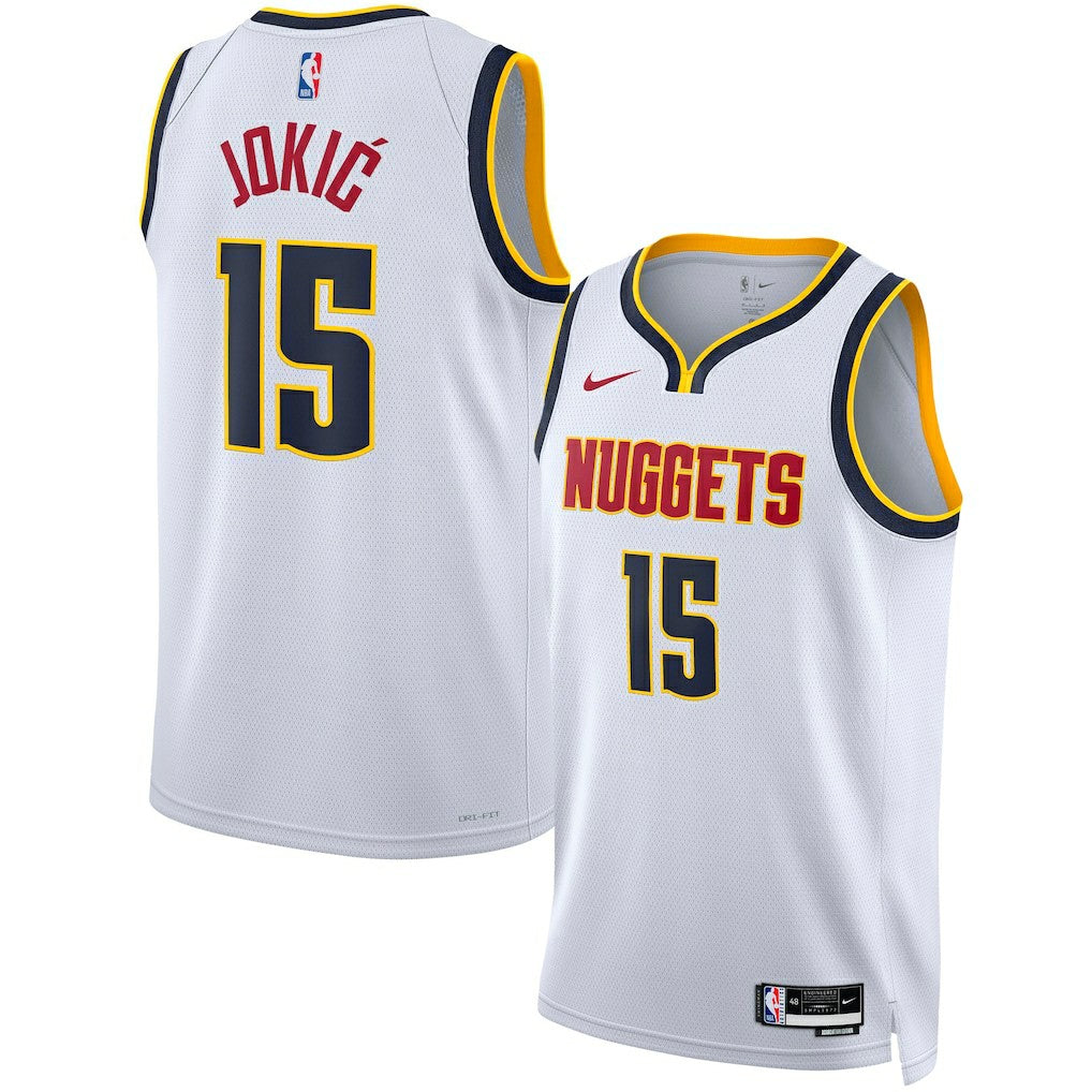 Nikola Jokic Denver Nuggets Unisex Swingman Jersey Association Editi- White - NBA
