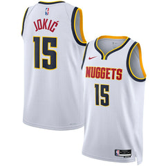 Nikola Jokic Denver Nuggets Unisex Swingman Jersey Association Editi- White - NBA