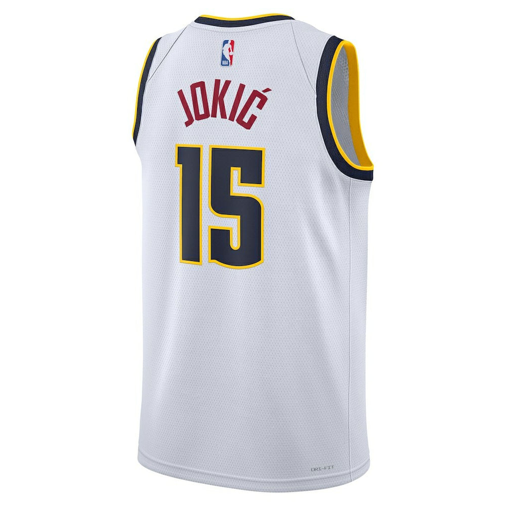 Nikola Jokic Denver Nuggets Unisex Swingman Jersey Association Editi- White - NBA