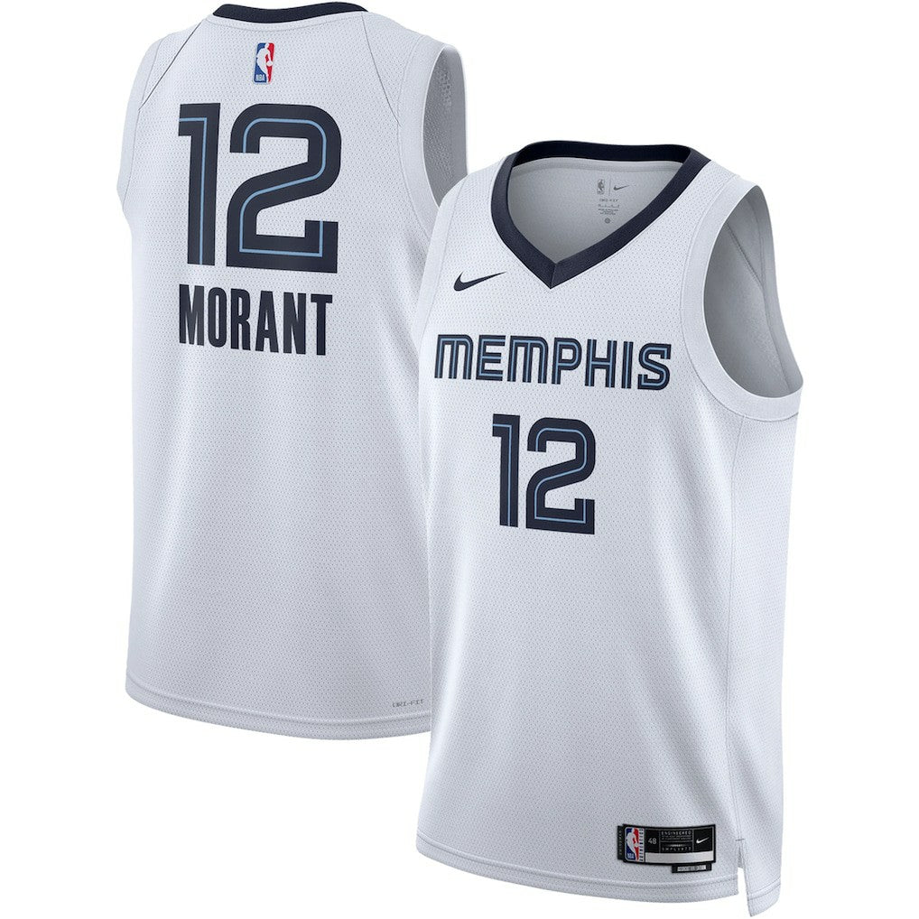 Ja Morant Memphis Grizzlies Unisex Swingman Jersey Association Edition White - NBA
