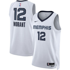 Ja Morant Memphis Grizzlies Unisex Swingman Jersey Association Edition White - NBA