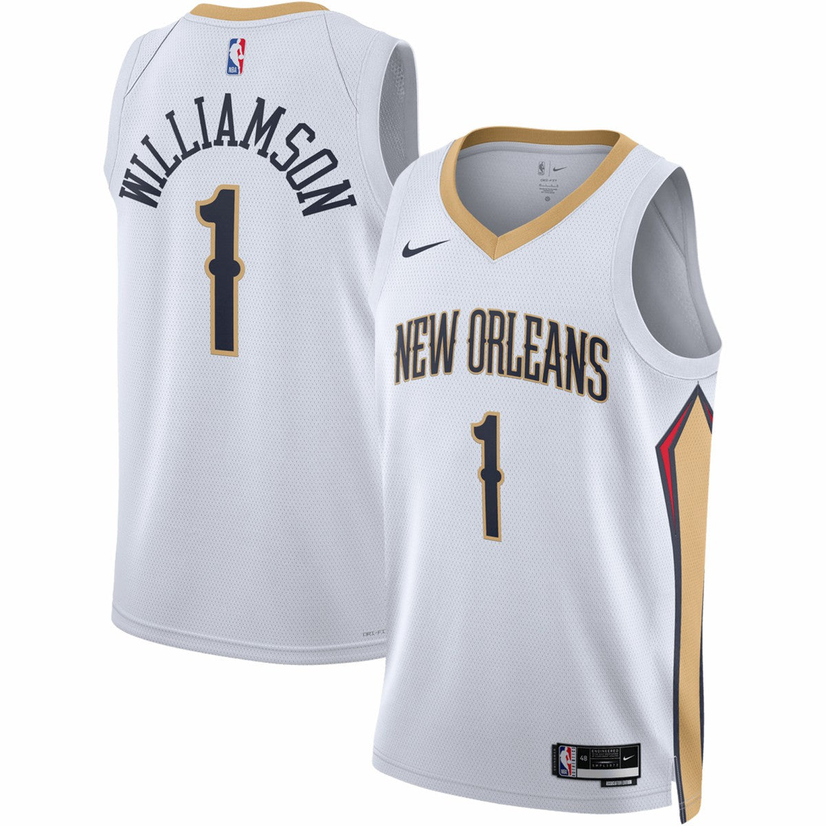 Zion Williamson New Orleans Pelicans Unisex Swingman Jersey Association Edition White - NBA