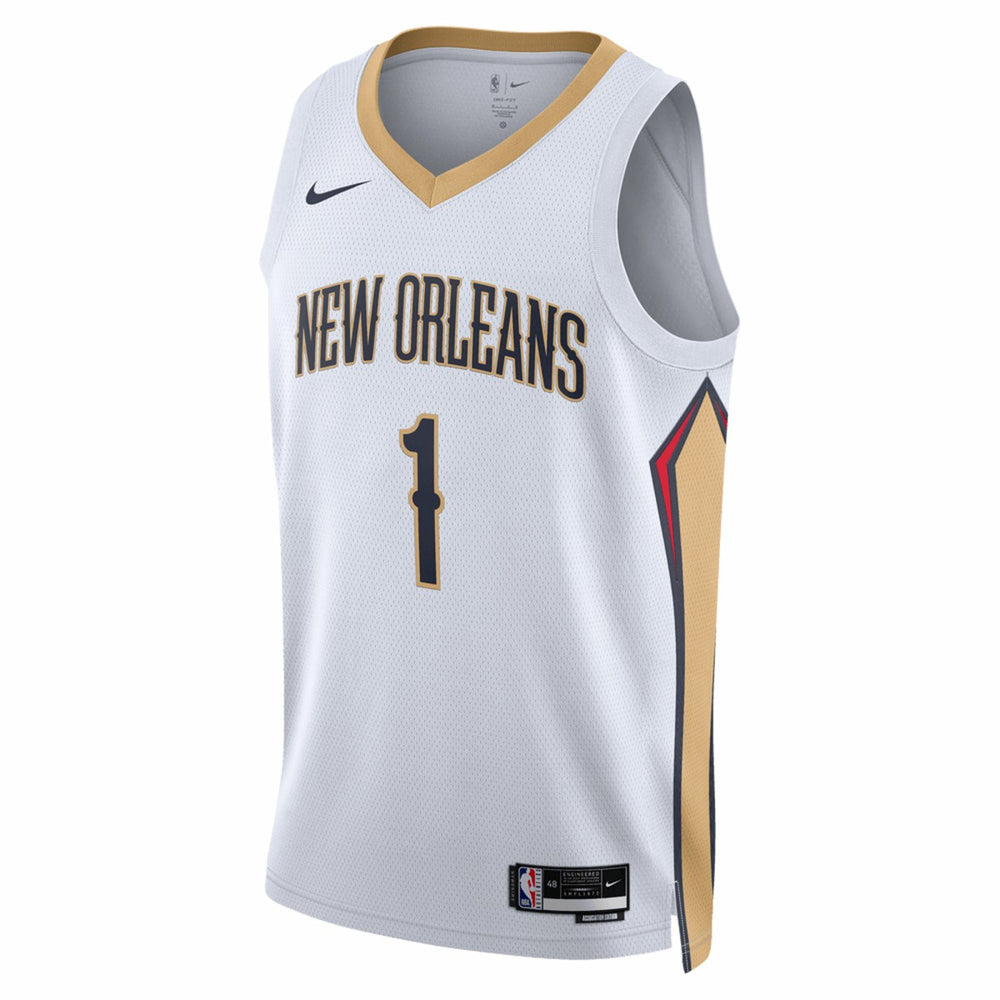 Zion Williamson New Orleans Pelicans Unisex Swingman Jersey Association Edition White - NBA