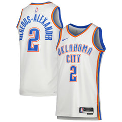 Shai Gilgeous-Alexander Oklahoma City Thunder Unisex Swingman Jersey Association Edition White - NBA