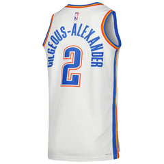 Shai Gilgeous-Alexander Oklahoma City Thunder Unisex Swingman Jersey Association Edition White - NBA